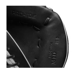 2022 Wilson A2000 M1DSS 33.5" Catcher's Mitt: WTA20RB22M1DSS -Passion Baseball WBW100401 6 A2000 M1D C 335 Black White Red.png.cq5dam.web .1200.1200