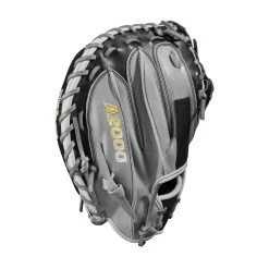 2023 Wilson A2000 M2 33.5" Baseball Catcher's Mitt: WBW100977335 13 2023 Wilson A2000 M2 33.5" Baseball Catcher's Mitt: WBW100977335 -Passion Baseball WBW100977 3 A2000 C M2SS 335 Grey Black.png.cq5dam.web .1200.1200