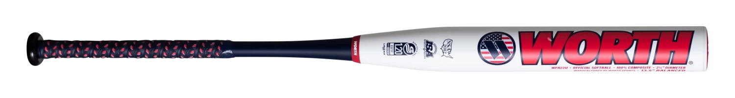2022 Worth Freedom Balanced 13.5" USSSA Slowpitch Softball Bat: WFR22U 5 2022 Worth Freedom Balanced 13.5" USSSA Slowpitch Softball Bat: WFR22U - Image 3