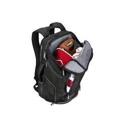 Wilson A2000 Players Backpack Bat Bag: WTA2000 -Passion Baseball WTA20BPBL 6 Wilson A2000 Backpack Black Silver Front Pockets 3.png.cq5dam.web .1200.1200