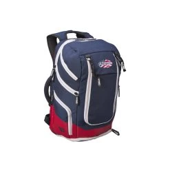 Wilson A2000 Players Backpack Bat Bag: WTA2000 -Passion Baseball WTA20BPUS 0 Wilson A2000 USA Backpack BU RD WH Front 11640.png.cq5dam.web .1200.1200