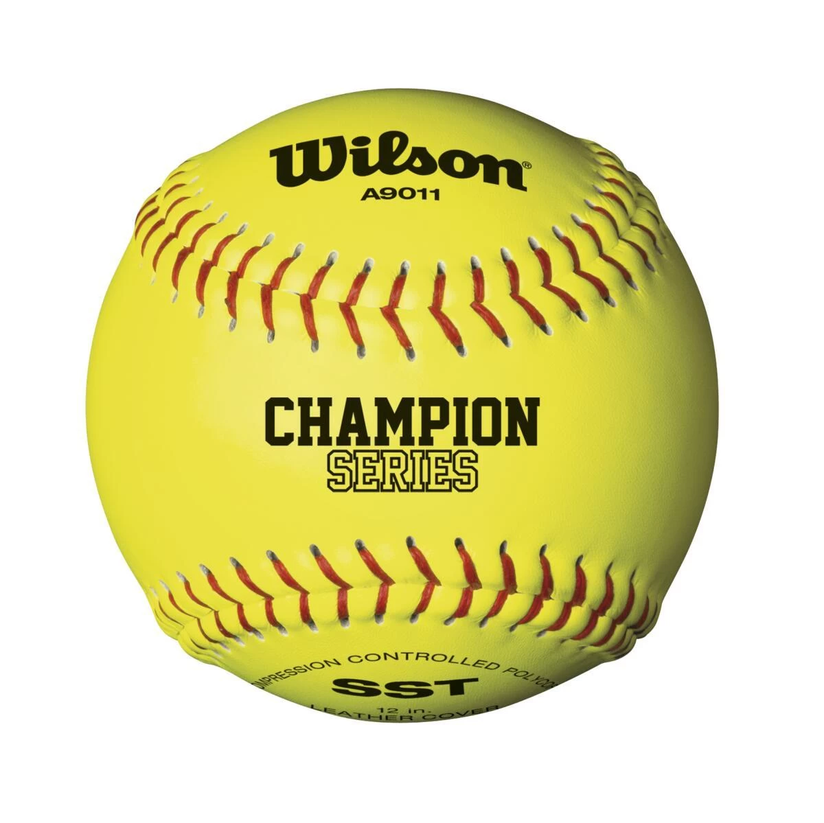 Wilson 12" NFHS Leather Polycore Fastpitch Softballs (Dozen): WTA9011BSST 3 Wilson 12" NFHS Leather Polycore Fastpitch Softballs (Dozen): WTA9011BSST