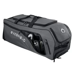 Evoshield Stone Wall Wheeled Bag (Multiple Colors): WTV9400 -Passion Baseball WTV9400GY 6 Evoshield Stonewall Wheeled Bag Catcher Pocket a.png.cq5dam.web .1200.1200