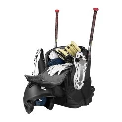 Easton Walk-Off NX Backpack 23 Easton Walk-Off NX Backpack -Passion Baseball Walk OffNXInteriorwithGear BK