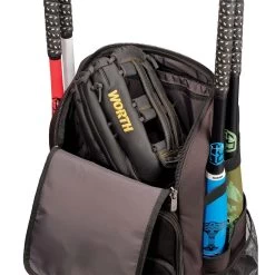 Worth Pro Slowpitch Backpack: WBA004 -Passion Baseball WorthProSlowpitchBackpack WBA004Top