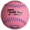 Worth Pink 12" GSL Super Gold Dot Extreme 40/325 Slowpitch Softballs (Dozen): WUC12CPXTG -Passion Baseball Worth GSL PINK Softball WUC12CPXTG