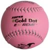 Worth Pink 12" ISA Super Gold Dot 44/400 Slowpitch Softballs (Dozen): WIS12CP 1 Worth Pink 12" ISA Super Gold Dot 44/400 Slowpitch Softballs (Dozen): WIS12CP -Passion Baseball Worth ISA WIS12CP Softballs Pink