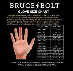 Bruce Bolt PREMIUM PRO Long Cuff Batting Gloves: Maroon -Passion Baseball premium pro long cuff batting gloves maroon brucebolt 439024