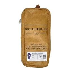 Bruce Bolt PREMIUM PRO Long Cuff Batting Gloves: Purple -Passion Baseball premium pro long cuff batting gloves purple brucebolt 725535