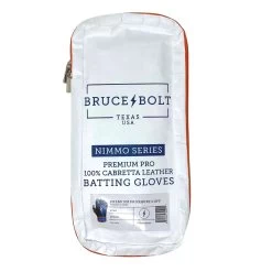 Bruce Bolt PREMIUM PRO NIMMO Short Cuff Batting Gloves: Blue -Passion Baseball premium pro nimmo series short cuff batting gloves blue gloves brucebolt 505832