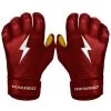 Bruce Bolt PREMIUM PRO Short Cuff Batting Gloves: Maroon 2 Bruce Bolt PREMIUM PRO Short Cuff Batting Gloves: Maroon -Passion Baseball premium pro short cuff batting gloves maroon brucebolt 213512