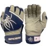 2022 Spiderz PRO Model Batting Gloves: Navy Blue/White -Passion Baseball pronavywhite